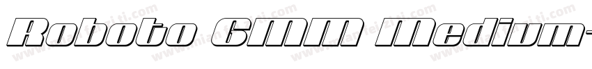 Roboto GMM Medium字体转换